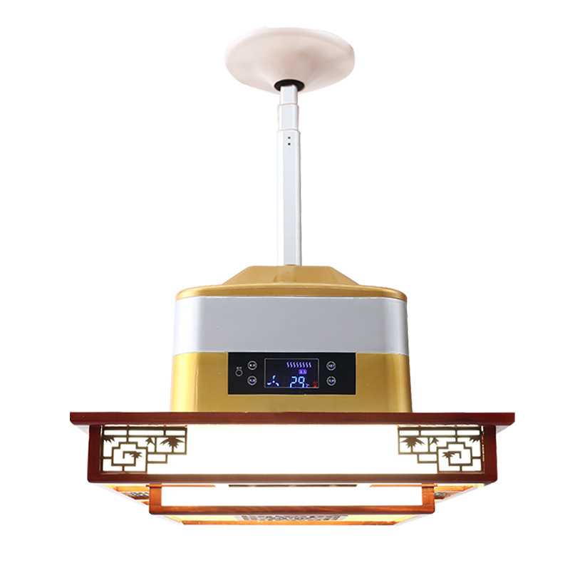 新中式智能煙感內循環吸煙燈麻將機棋牌室空氣凈化器